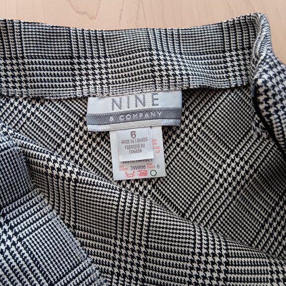 New NINE & company A-line skirt - sz 6 - Picture 2 of 4